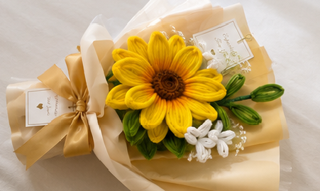 Premium Handmade Sunflower Bouquet