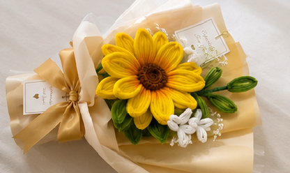 Premium Handmade Sunflower Bouquet