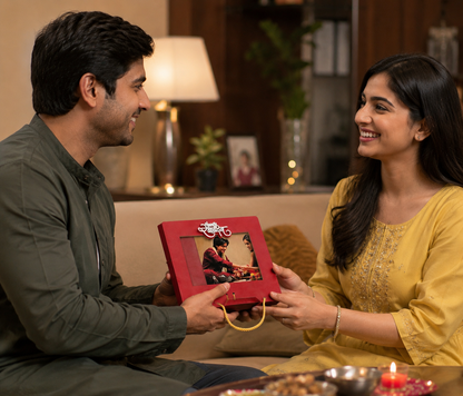 Premium Chocolate Box | Changeable Photo Frame