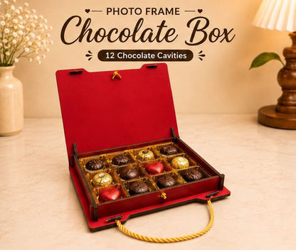 Premium Chocolate Box | Changeable Photo Frame